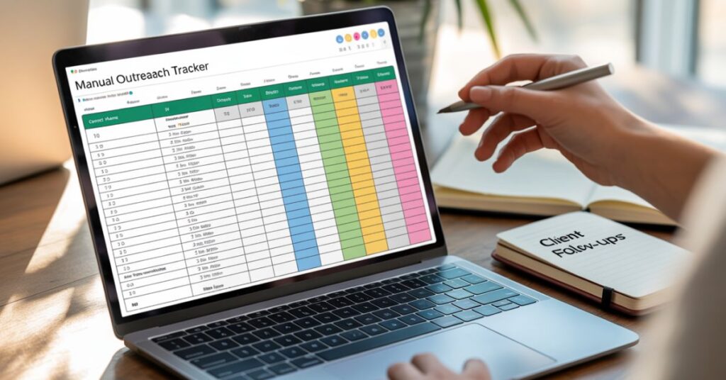 how to track responses and follow-ups in manual outreach